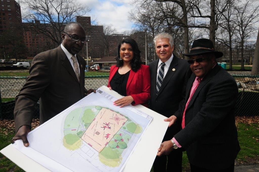 ivy hill playground groundbreaking