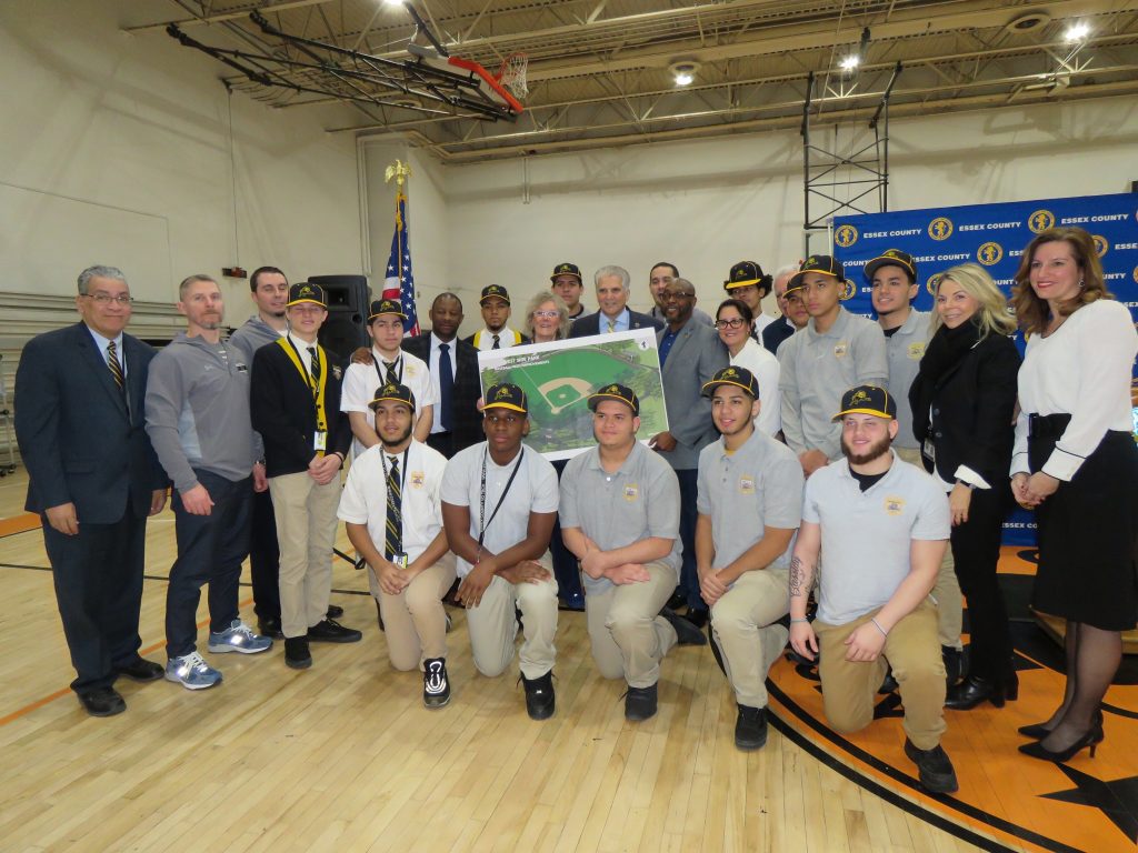 The County of Essex, New Jersey ESSEX COUNTY EXECUTIVE DIVINCENZO ANNOUNCES PLANS TO UPGRADE ESSEX COUNTY WEST SIDE PARK BASEBALL FIELD Essex County Donald Payne School Boys Baseball Team will Play pic