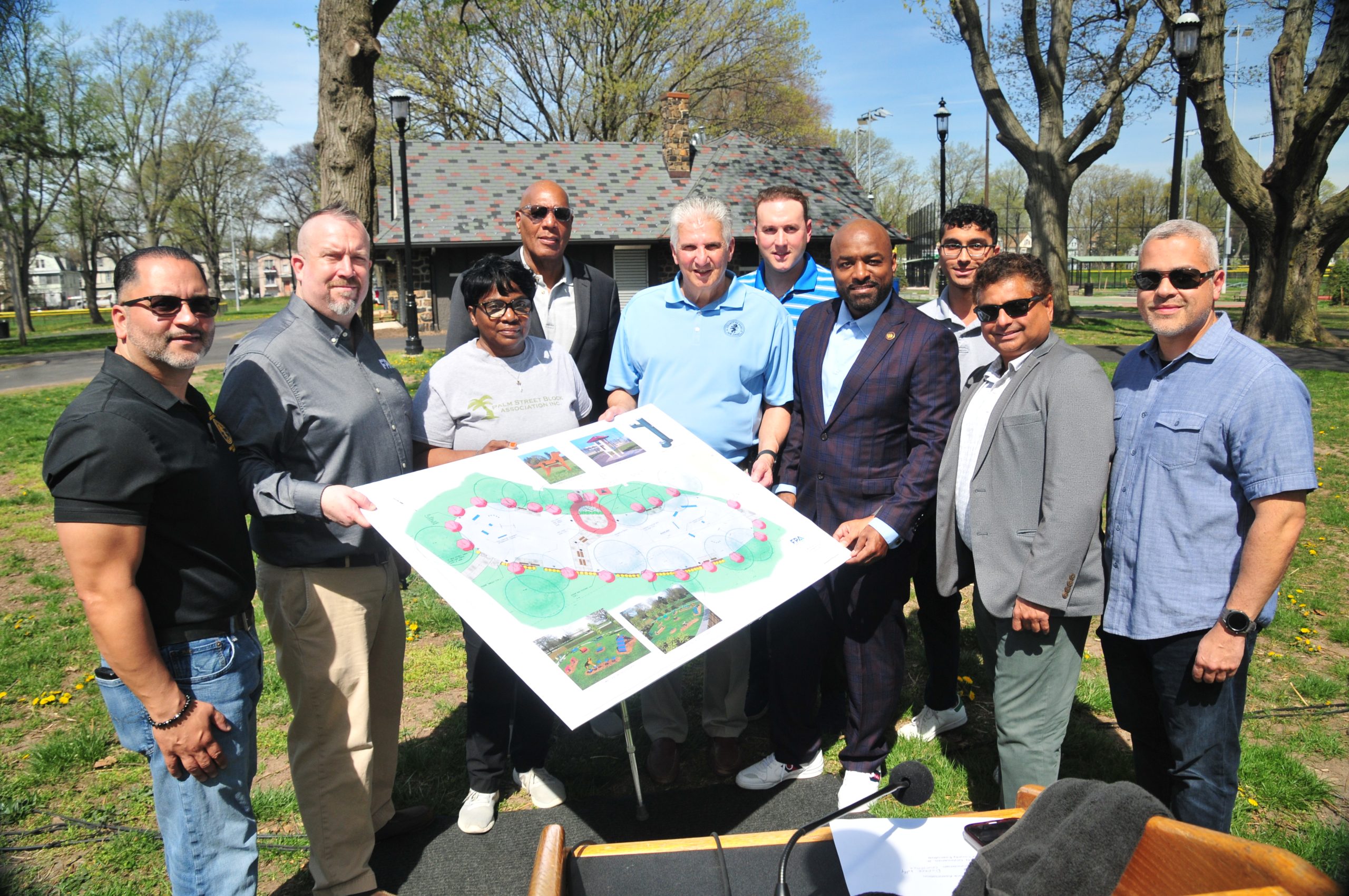 The County of Essex, New Jersey  ESSEX COUNTY EXECUTIVE DIVINCENZO  DEDICATES “HOUSTON STEVENS LITTLE LEAGUE FIELD” IN ESSEX COUNTY IVY HILL  PARK IN HONOR OF COMMUNITY LEADER AND NEWARK RESIDENT HOUSTON