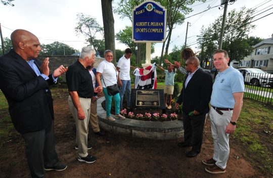 The County of Essex, New Jersey  ESSEX COUNTY EXECUTIVE DIVINCENZO  DEDICATES “HOUSTON STEVENS LITTLE LEAGUE FIELD” IN ESSEX COUNTY IVY HILL  PARK IN HONOR OF COMMUNITY LEADER AND NEWARK RESIDENT HOUSTON